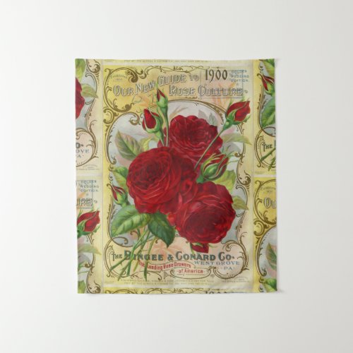 Vintage 1900 Dingee  Conard Co Rose Guide Tapestry