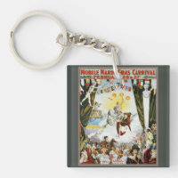 Vintage 1900 Mobile Mardi Gras Carnival Poster Art
