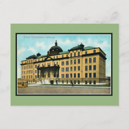 Vintage 1900s House of Providence Syracuse NY Postcard