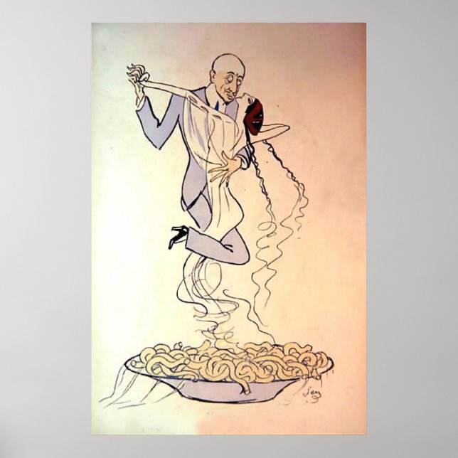 Vintage 1900s Tango Dancing Poster (Front)