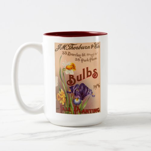 Vintage 1902 Harrison  Sons Nurseries Fall Ad Two_Tone Coffee Mug