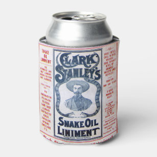 Vintage 1905 Clark Stanley's Snake Oil Liniment Can Cooler