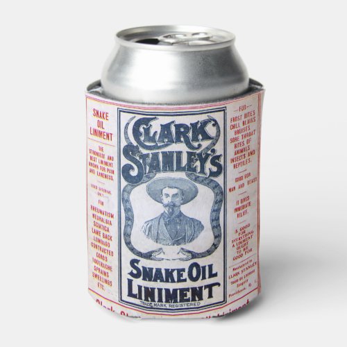 Vintage 1905 Clark Stanleys Snake Oil Liniment Can Cooler