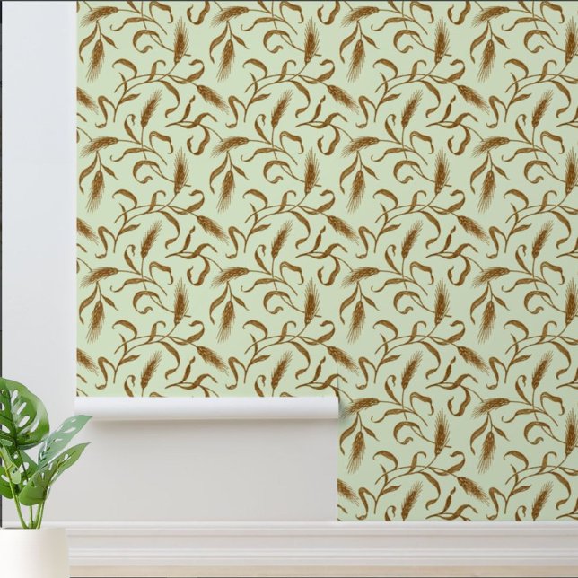 Vintage 1905 Wheat Pattern Wallpaper (Creator Uploaded)