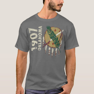 Vintage 1907 Oklahoma State Flag T-Shirt