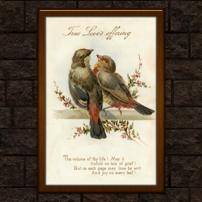 Vintage 1908 True Love's Offering Poster (Creator Uploaded)