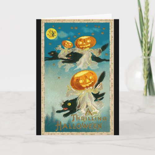 Vintage 1910 Haloween Card