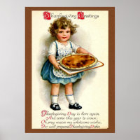 Vintage, 1910, Thanksgiving Greetings