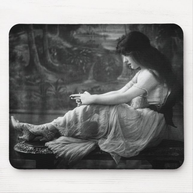 Vintage 1913 Evelyn Nesbit Mouse Pad (Front)