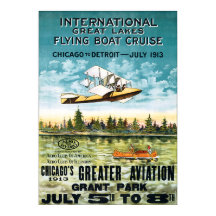Vintage 1913 Flying Boat Cruise