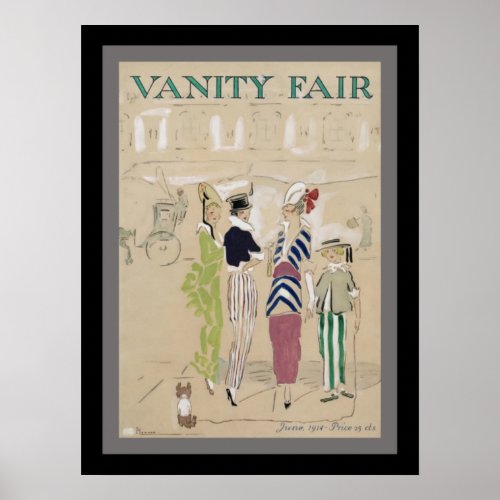 Vintage 1914 Vanity Fair Poster