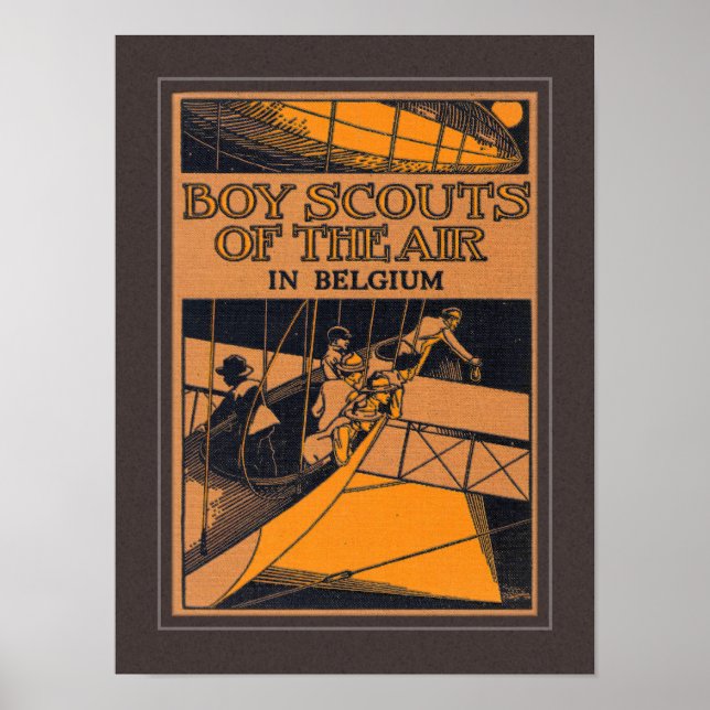 VINTAGE 1915 BOOK COVER ART POSTER (Front)