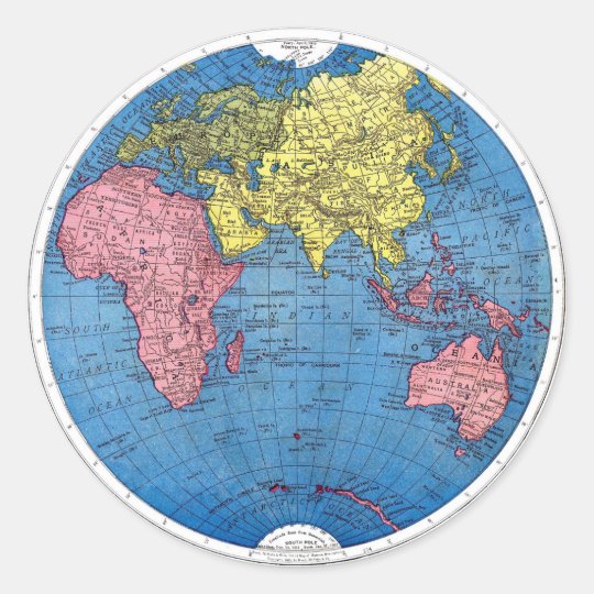 Round World Map - World Maps