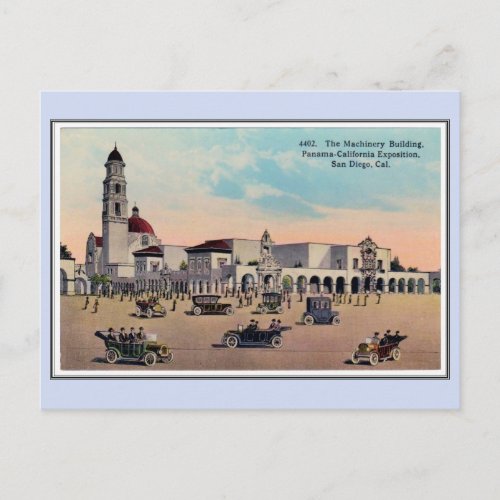 Vintage 1915 Panama California Expo San Diego 3 Postcard