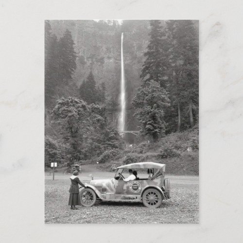 Vintage 1918 Multnomah Falls _ Oregon Postcard