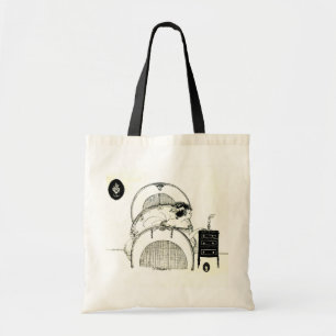 Vintage 1920 Flapper Lingerie or Overnight Tote