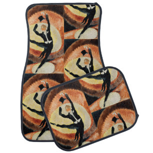 Vintage 1920 In Vaudeville Dancer Charles Demuth Car Floor Mat