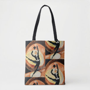 Vintage 1920 In Vaudeville Dancer Charles Demuth Tote Bag