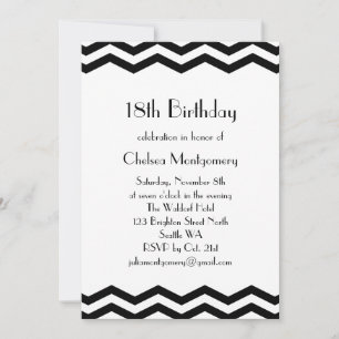 Vintage 1920's 21st Birthday Invitation