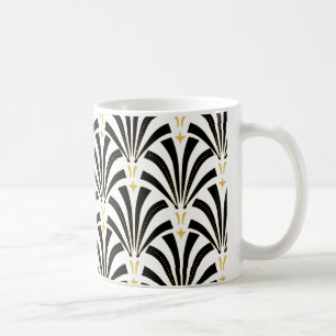 Vintage 1920s Art Deco Fans Coffee Mug