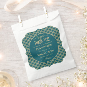Vintage 1920's Art Deco Gatsby Wedding Collection Favor Bag