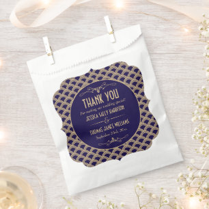 Vintage 1920's Art Deco Gatsby Wedding Collection Favor Bag