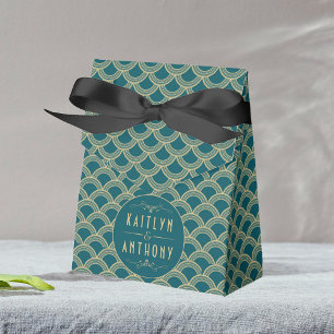 Vintage 1920's Art Deco Gatsby Wedding Collection Favor Boxes