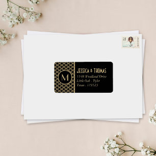 Vintage 1920's Art Deco Gatsby Wedding Collection Label