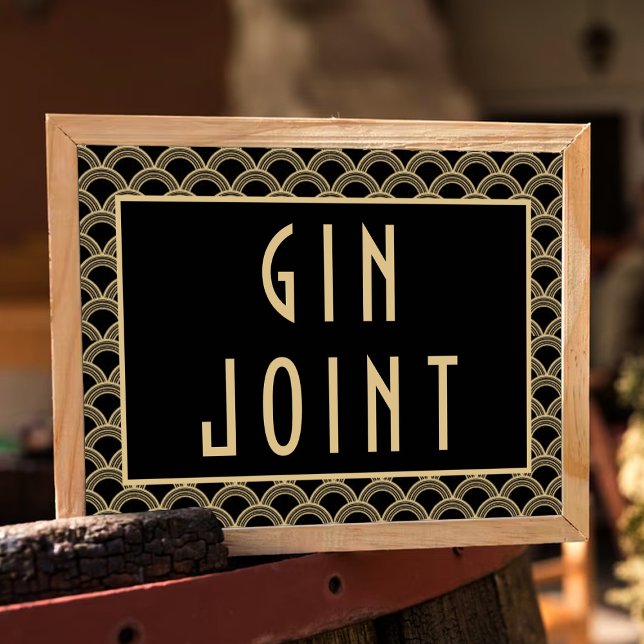 Vintage 1920's Art Deco Gatsby Wedding Collection Poster (Creator Uploaded)