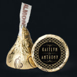 Vintage 1920's Art Deco Gatsby Wedding Hershey®'s Kisses®<br><div class="desc">Celebrate in style with these elegant and very trendy wedding candy favors. This design is easy to personalize with your special event wording and your guests will be thrilled when they receive these fabulous wedding candy favors. Matching wedding items can be found in the collection.</div>
