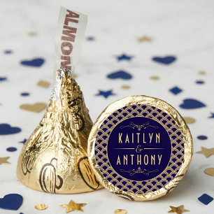 Vintage 1920's Art Deco Gatsby Wedding Hershey®'s Kisses®
