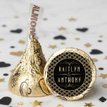 Vintage 1920's Art Deco Gatsby Wedding Hershey®'s Kisses®<br><div class="desc">Celebrate in style with these elegant and very trendy wedding candy favors. This design is easy to personalize with your special event wording and your guests will be thrilled when they receive these fabulous wedding candy favors. Matching wedding items can be found in the collection.</div>