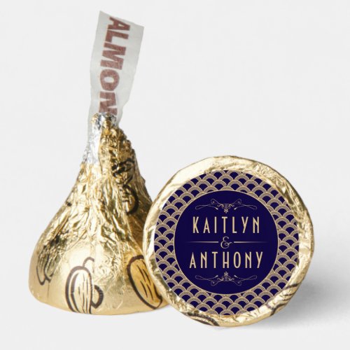 Vintage 1920's Art Deco Gatsby Wedding Hershey&#174;'s Kisses&#174;
