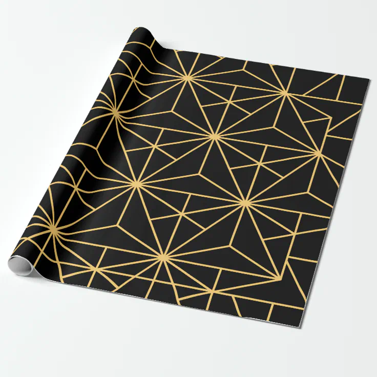 Vintage 1920s geometric art deco wrapping paper Zazzle