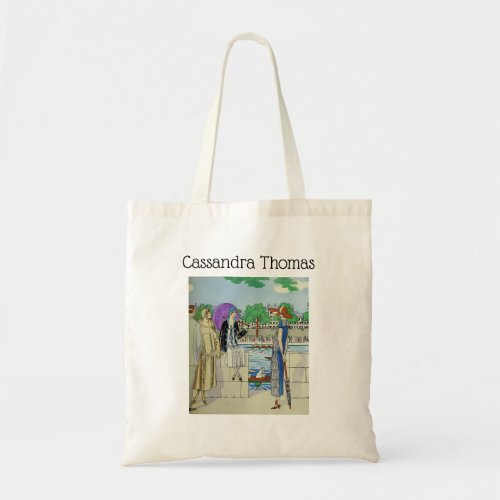 Vintage 1920s Ladies at Crew Race Regatta Tote Bag