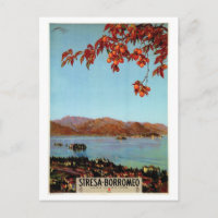 Vintage 1920s Lake Maggiore Stresa Italian travel