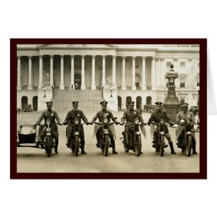 Vintage 1920s Motorcycle Cops