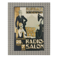 Vintage 1920s Netherlands Radio Salon