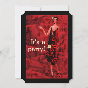 Vintage 1920s Party Invitation