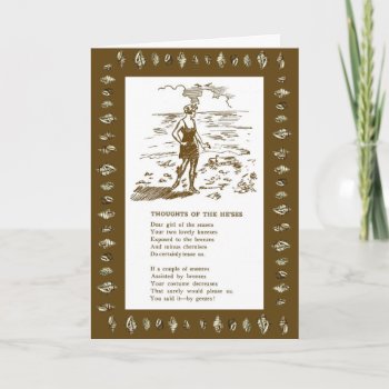 Vintage 1920s Thinking Of You Card by lkranieri at Zazzle