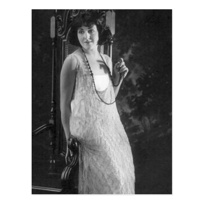 Vintage 1920s Women S Flapper Fashion Postcard Zazzle Com