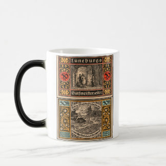 Vintage 1921 50 Pfennig Notgeld Banknote Lüneburg Color Morph Mug