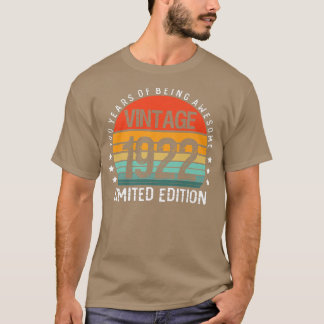VINTAGE 1922 LIMITED EDITION 100 th YEARS OF BEING T-Shirt