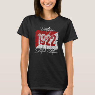 Vintage 1922 Limited Edition 101 year old 101st Bi T-Shirt