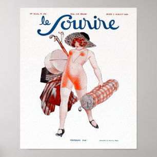 Vintage 1924 Golf Print