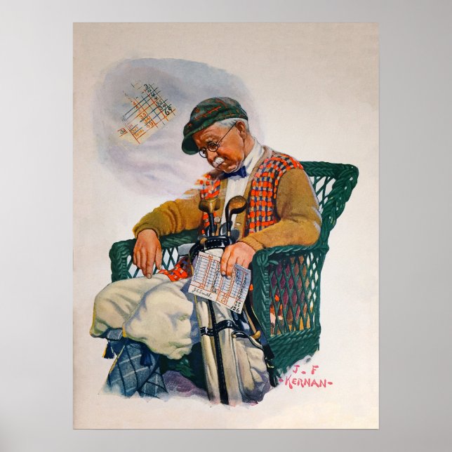 Vintage 1925 Golf Print (Front)