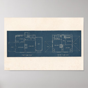 Vintage 1927 House Design 10A1 Print Layout