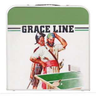 "Vintage 1928 Grace Line" Beer Pong Table