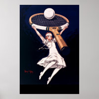 Vintage 1929 Jean d'Ylen Tennis Ad