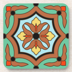 Vintage 1930s Catalina Island Tile Set Beverage Coaster